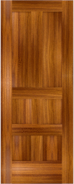 Flat  Panel   Quincy  Teak  Doors